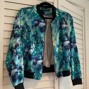 Beautiful and vibrant bomber jacket! Size small